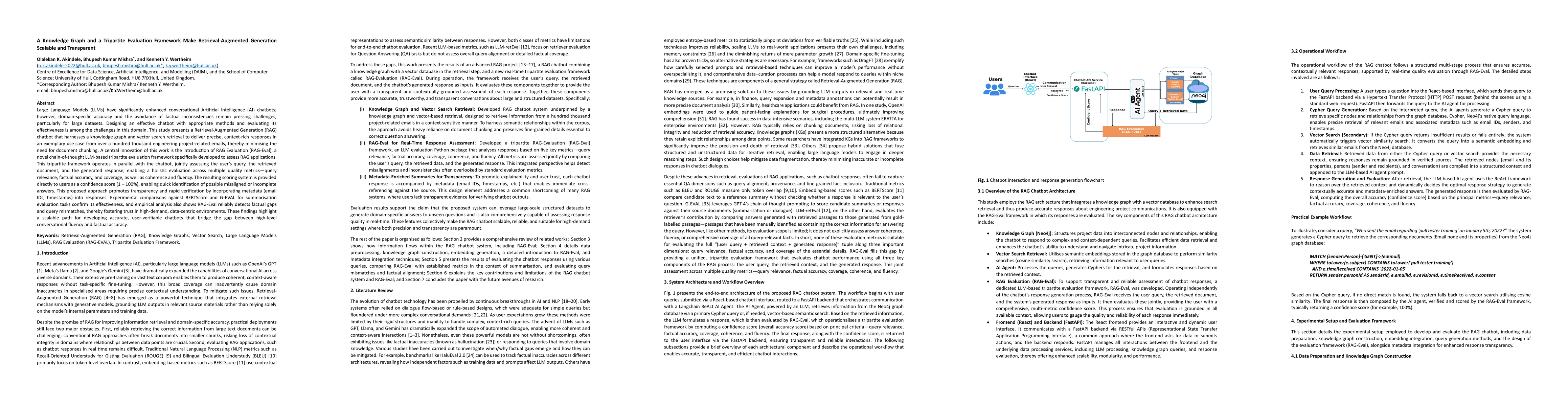 Thumbnail for A Knowledge Graph and a Tripartite Evaluation Framework Make
  Retrieval-Augmented Generation Scalable and Transparent
