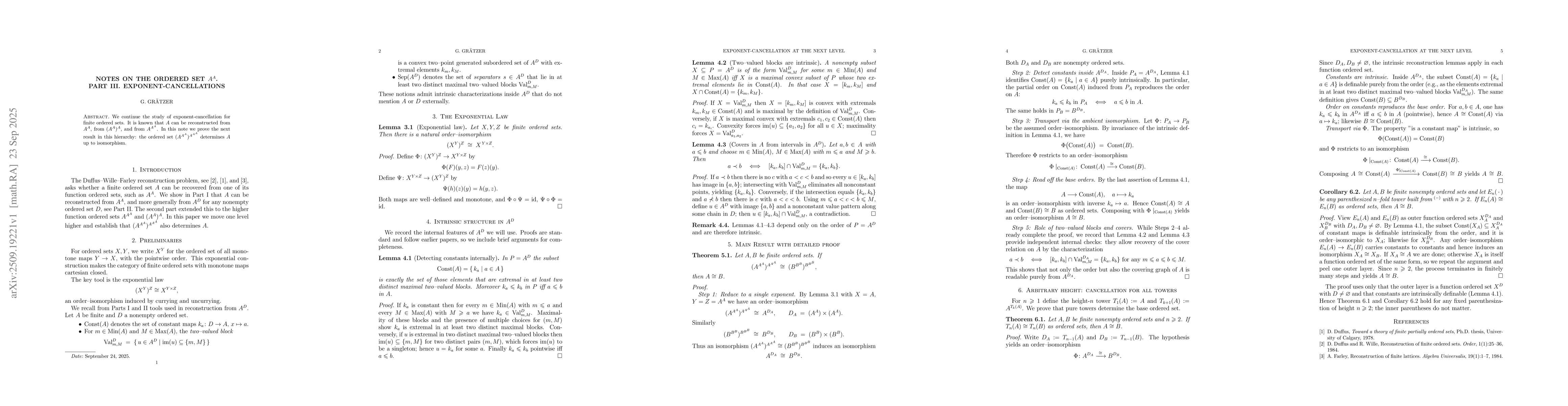 Thumbnail for Notes on the ordered set $A^A$. Part III. Exponent-cancellations