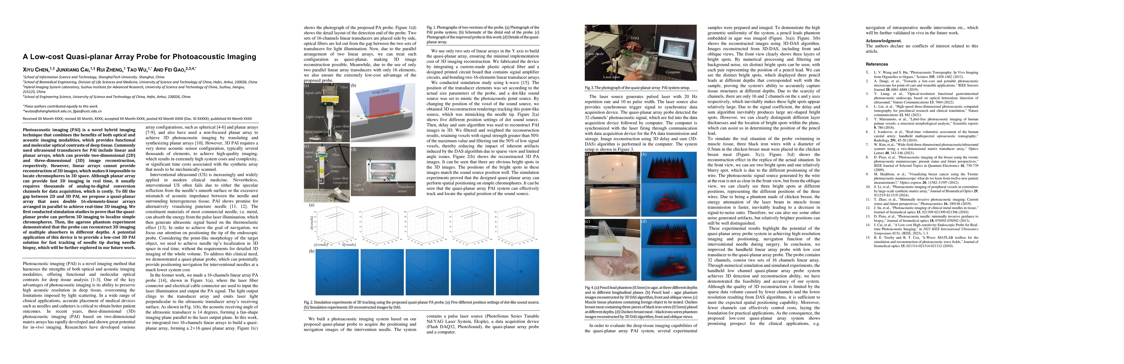 Thumbnail for A Low-cost Quasi-planar Array Probe for Photoacoustic Imaging