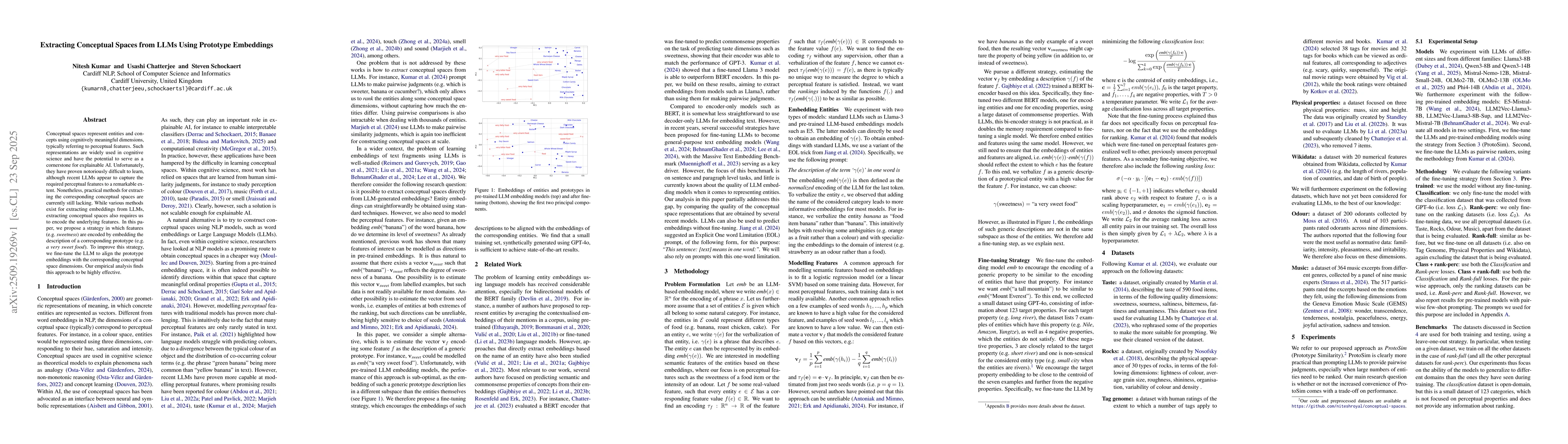 Thumbnail for Extracting Conceptual Spaces from LLMs Using Prototype Embeddings