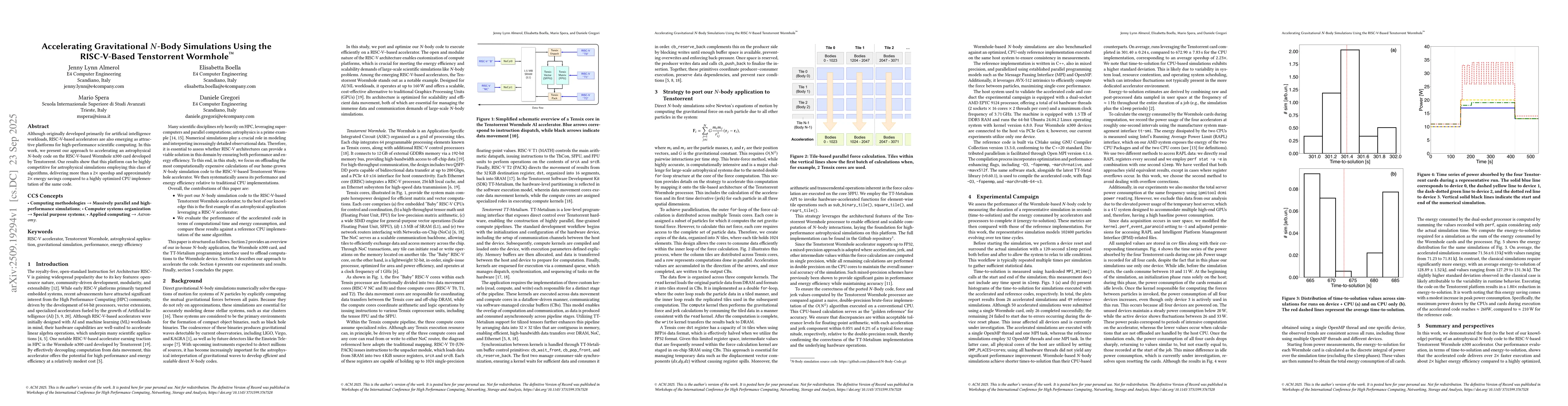 Thumbnail for Accelerating Gravitational $N$-Body Simulations Using the RISC-V-Based
  Tenstorrent Wormhole