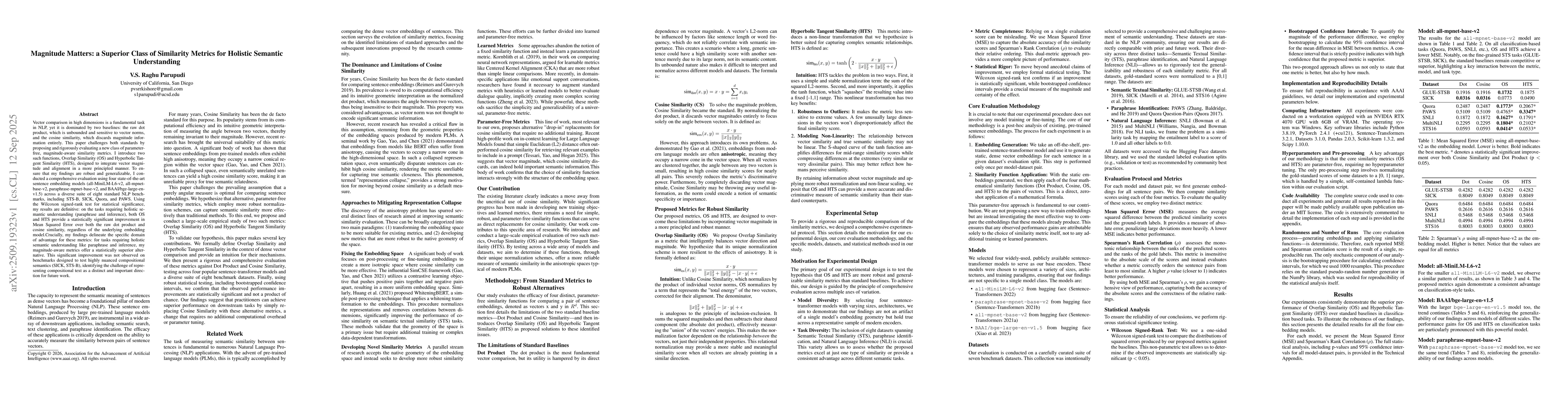 Thumbnail for Magnitude Matters: a Superior Class of Similarity Metrics for Holistic
  Semantic Understanding