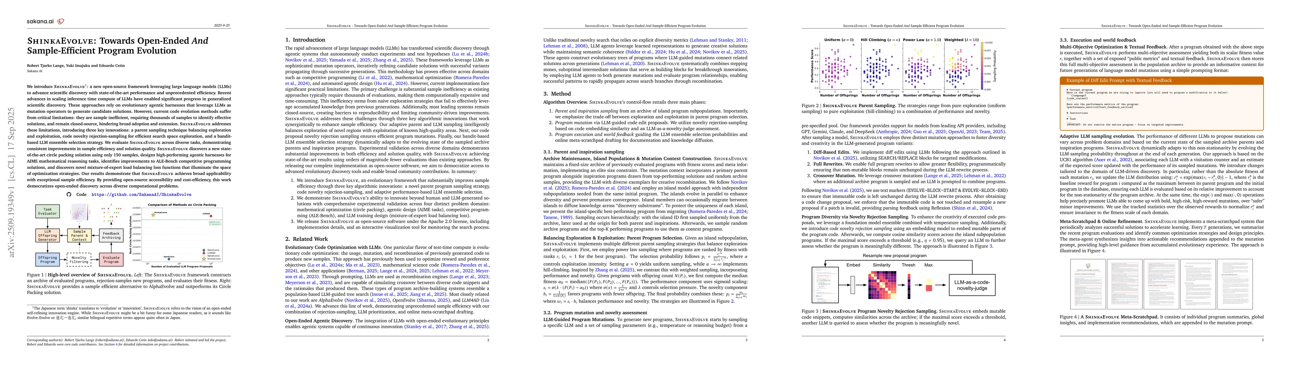 Thumbnail for ShinkaEvolve: Towards Open-Ended And Sample-Efficient Program Evolution