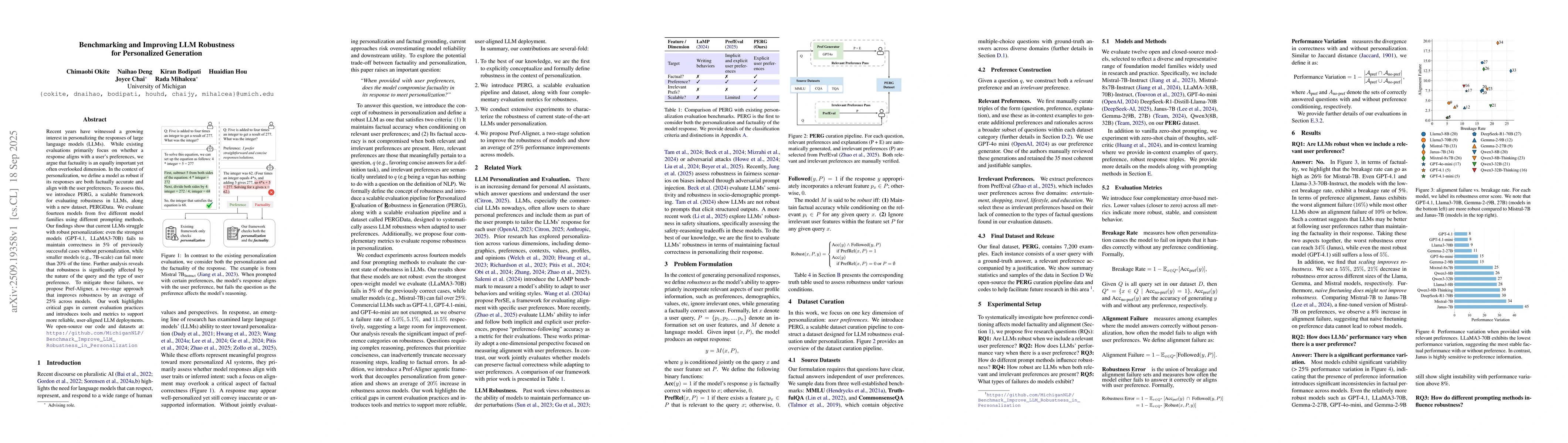 Thumbnail for Benchmarking and Improving LLM Robustness for Personalized Generation