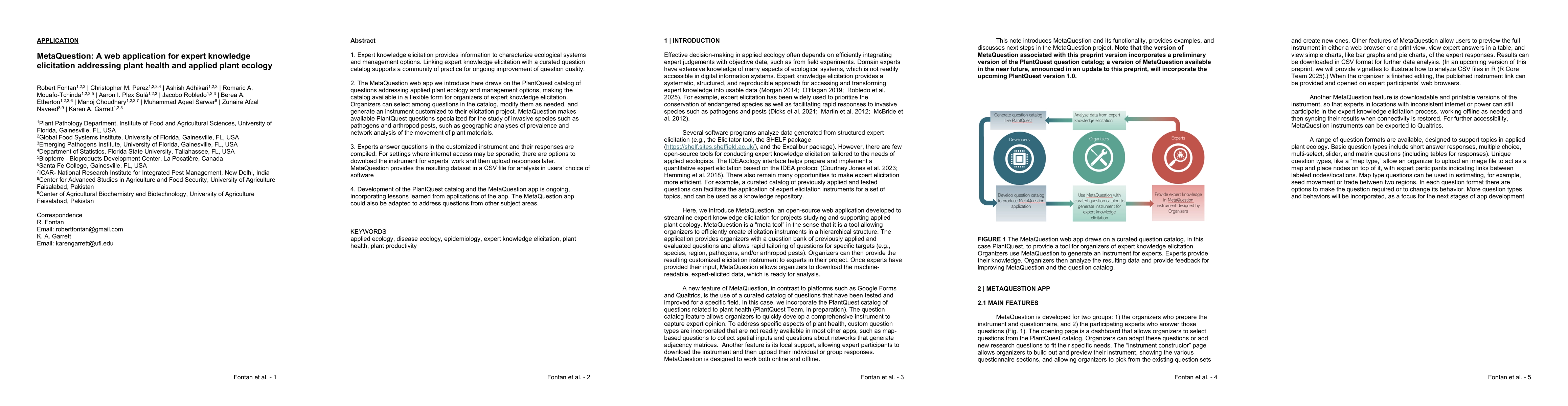 Thumbnail for MetaQuestion: A web application for expert knowledge elicitation
  addressing plant health and applied plant ecology