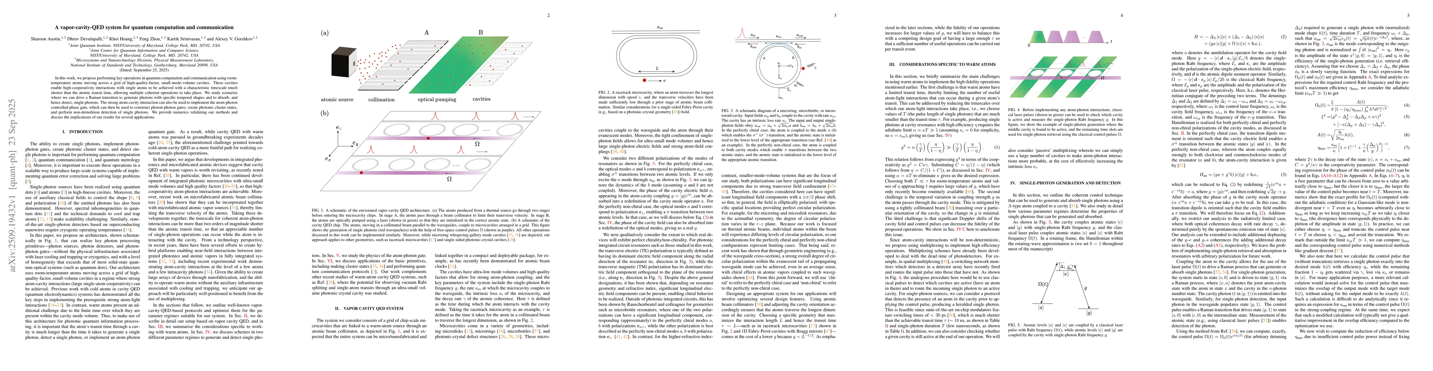 Thumbnail for A vapor-cavity-QED system for quantum computation and communication