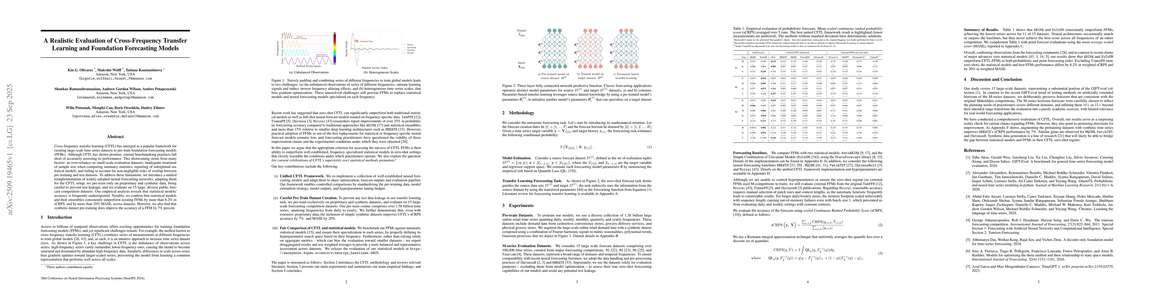 Thumbnail for A Realistic Evaluation of Cross-Frequency Transfer Learning and
  Foundation Forecasting Models