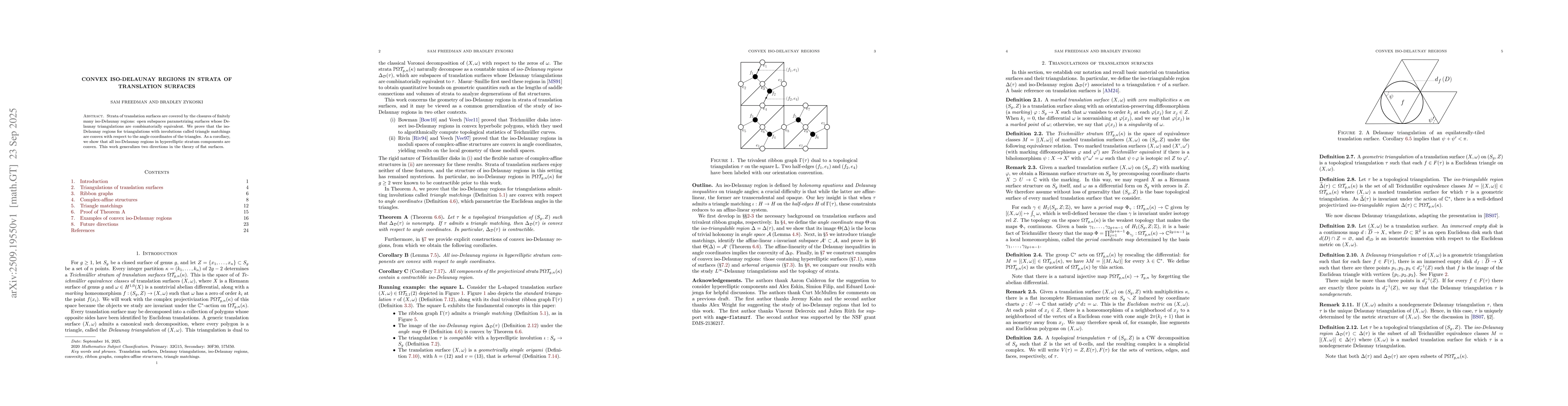 Thumbnail for Convex iso-Delaunay regions in strata of translation surfaces