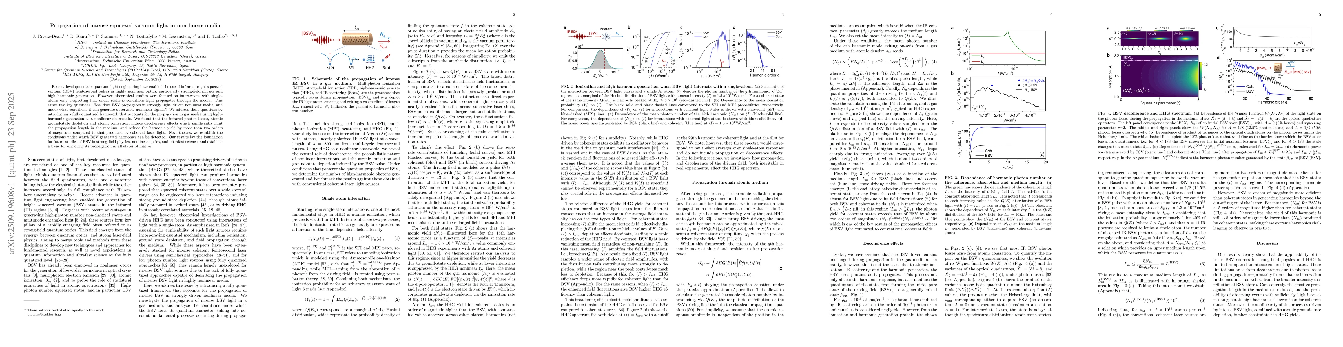 Thumbnail for Propagation of intense squeezed vacuum light in non-linear media