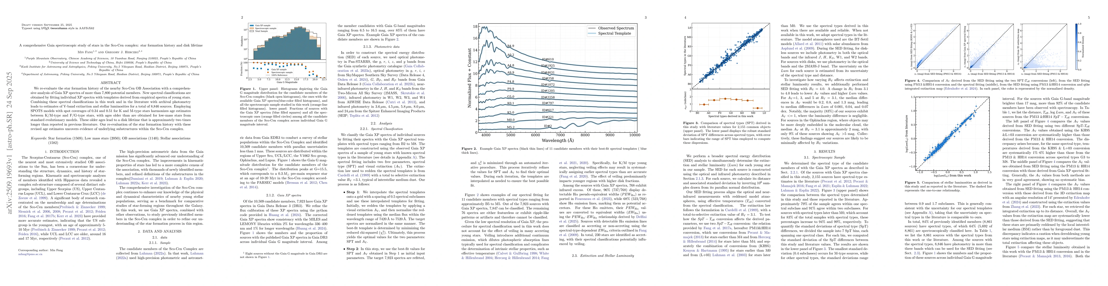 Thumbnail for A comprehensive Gaia spectroscopic study of stars in the Sco-Cen
  complex: star formation history and disk lifetime