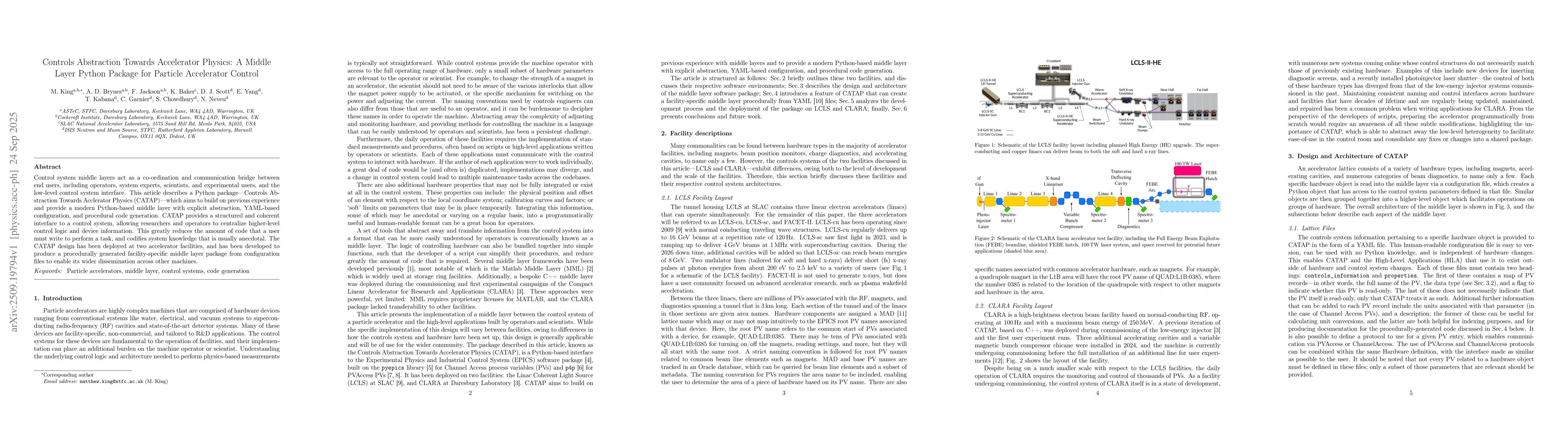 Thumbnail for Controls Abstraction Towards Accelerator Physics: A Middle Layer Python
  Package for Particle Accelerator Control