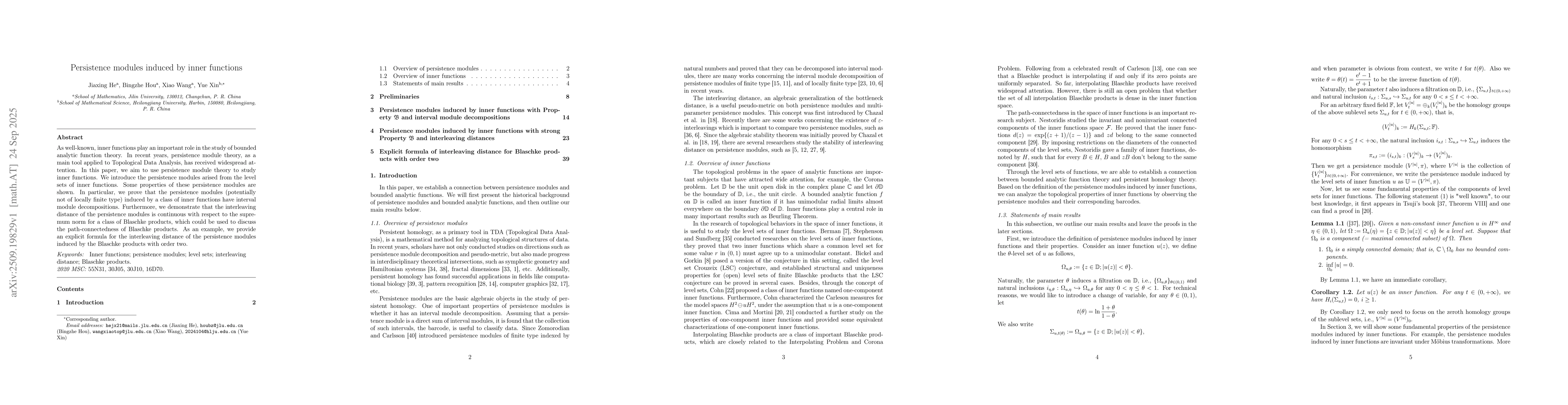 Thumbnail for Persistence modules induced by inner functions
