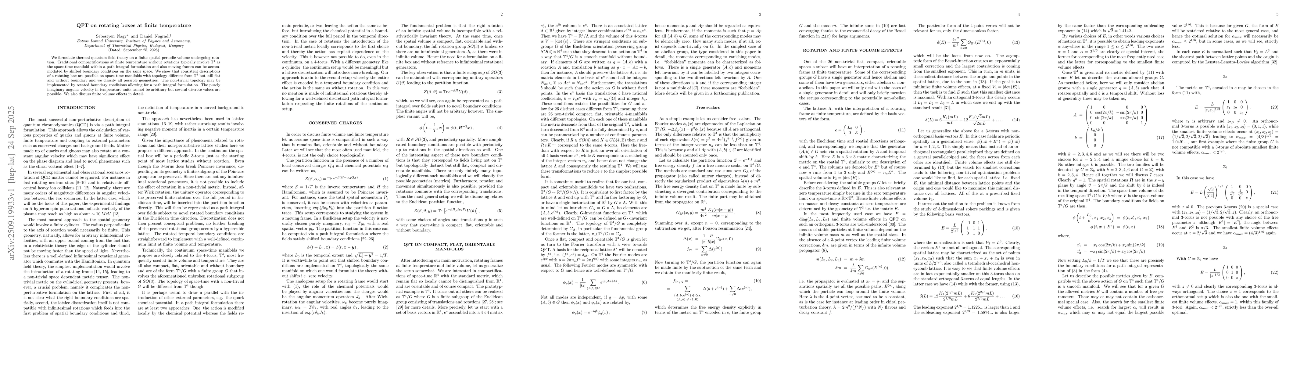 Thumbnail for QFT on rotating boxes at finite temperature