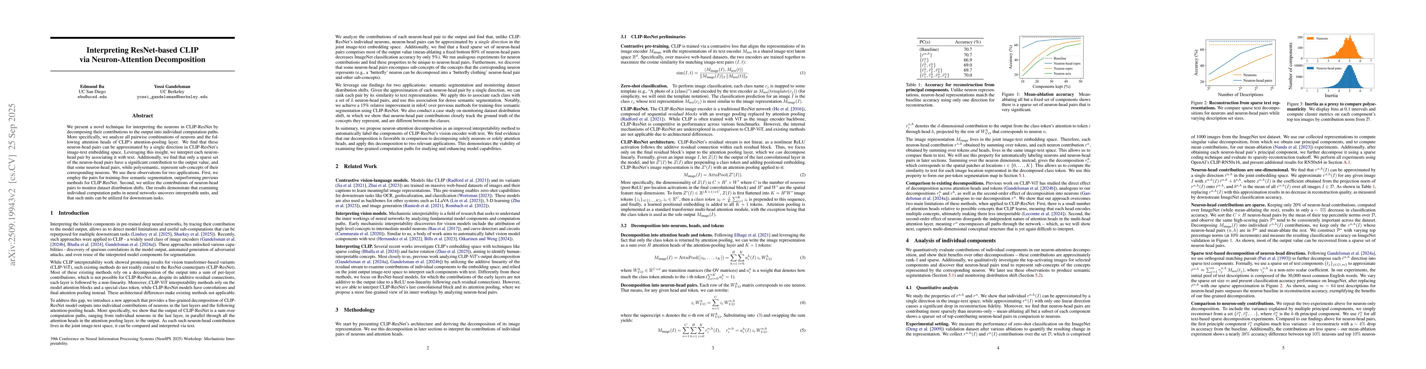 Thumbnail for Interpreting ResNet-based CLIP via Neuron-Attention Decomposition