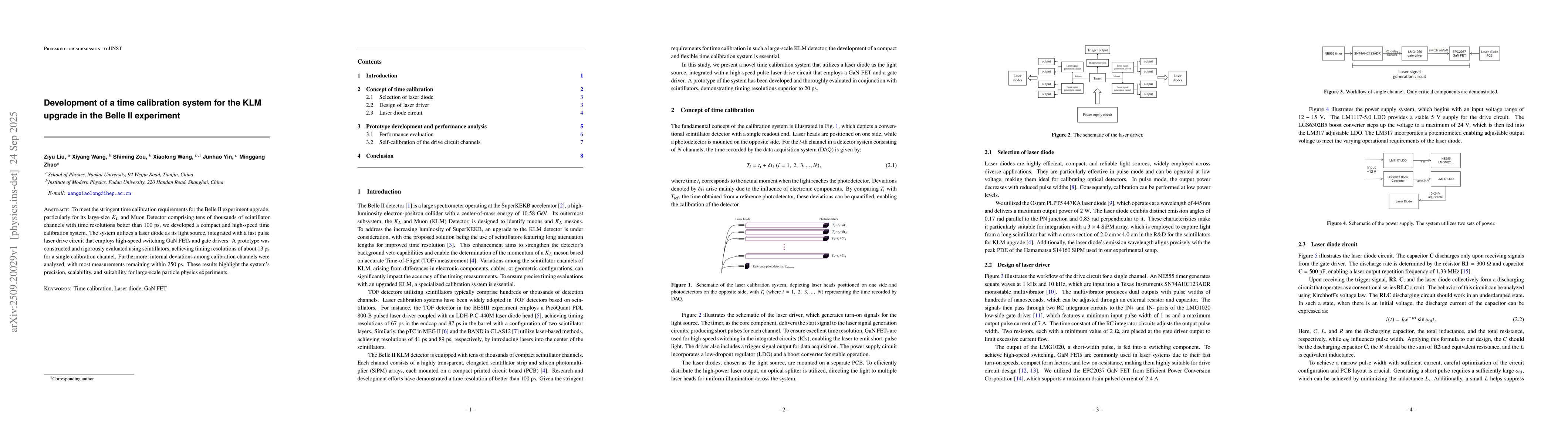 Thumbnail for Development of a time calibration system for the KLM upgrade in the
  Belle II experiment