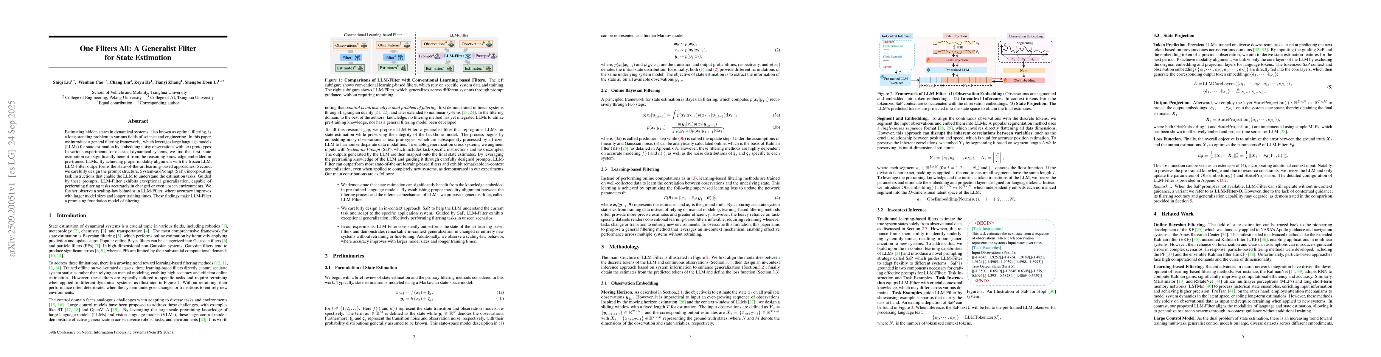 Thumbnail for One Filters All: A Generalist Filter for State Estimation