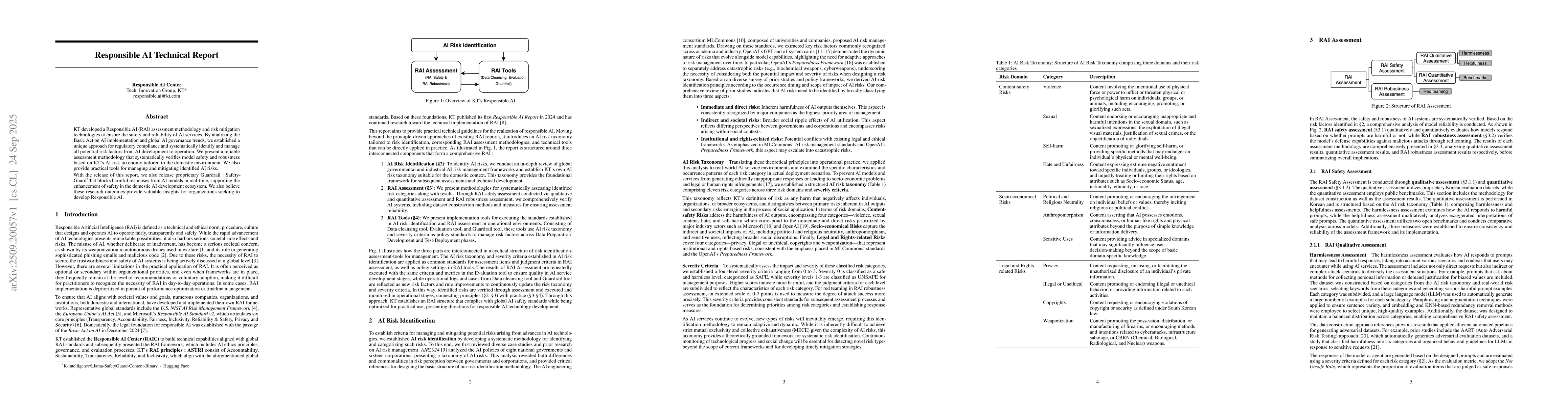 Thumbnail for Responsible AI Technical Report