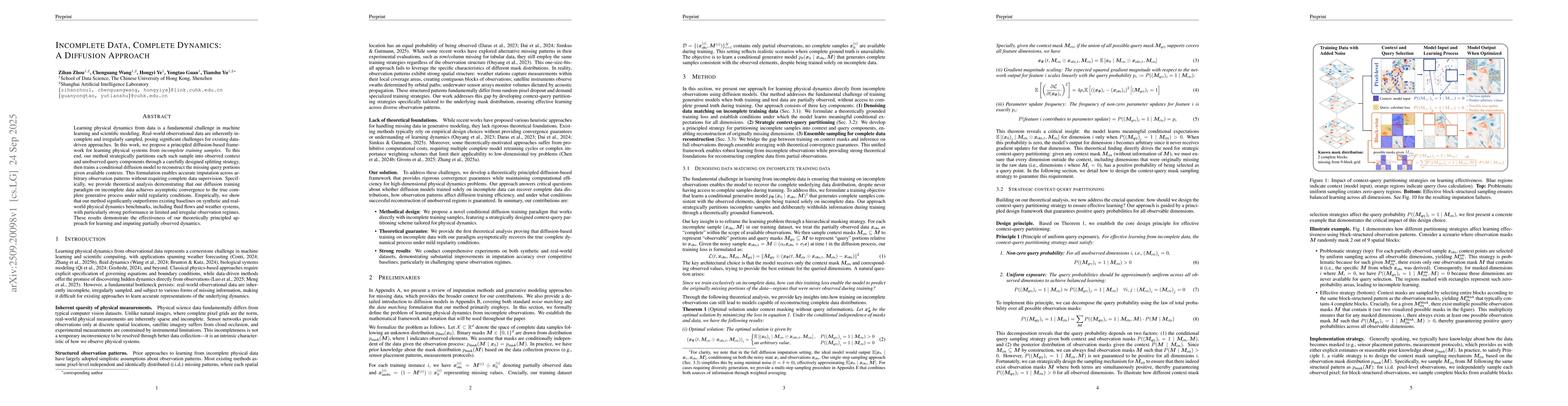 Thumbnail for Incomplete Data, Complete Dynamics: A Diffusion Approach