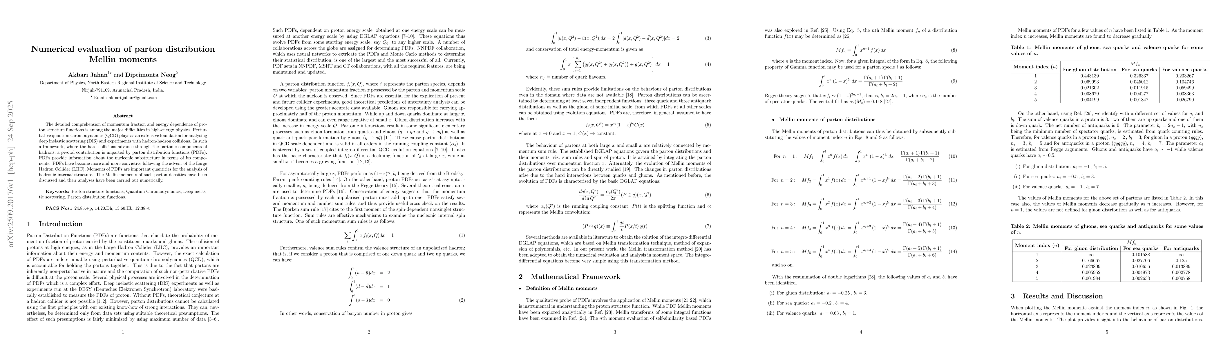 Thumbnail for Numerical evaluation of parton distribution Mellin moments