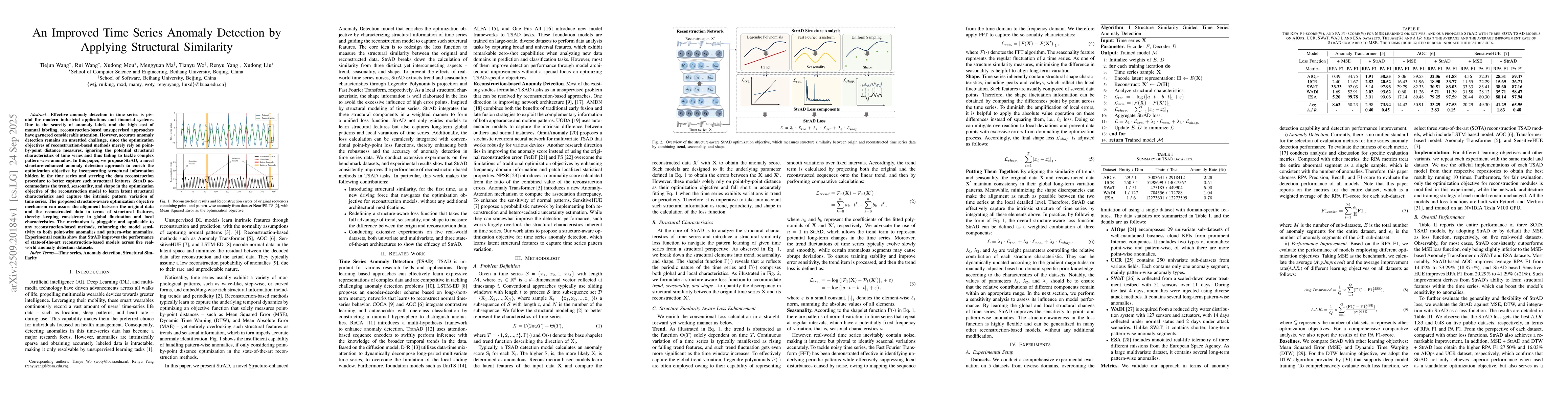 Thumbnail for An Improved Time Series Anomaly Detection by Applying Structural
  Similarity