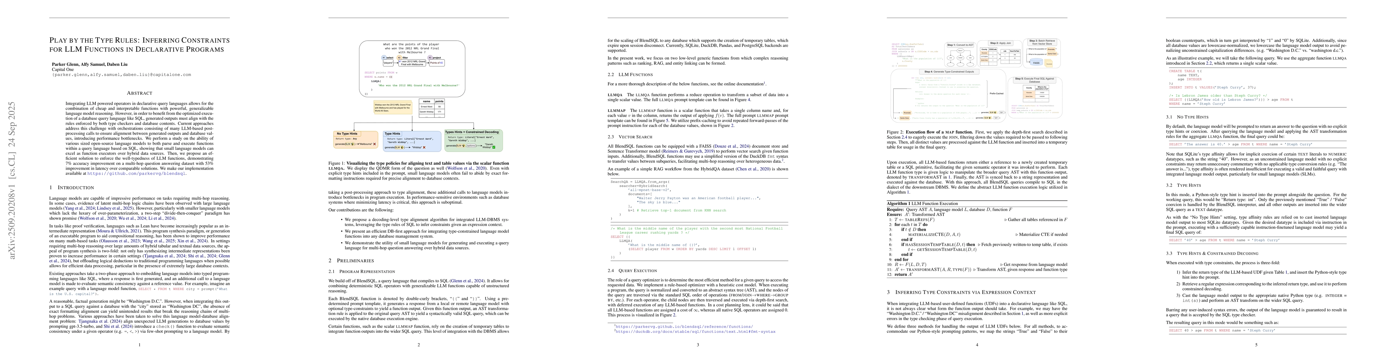 Thumbnail for Play by the Type Rules: Inferring Constraints for LLM Functions in
  Declarative Programs
