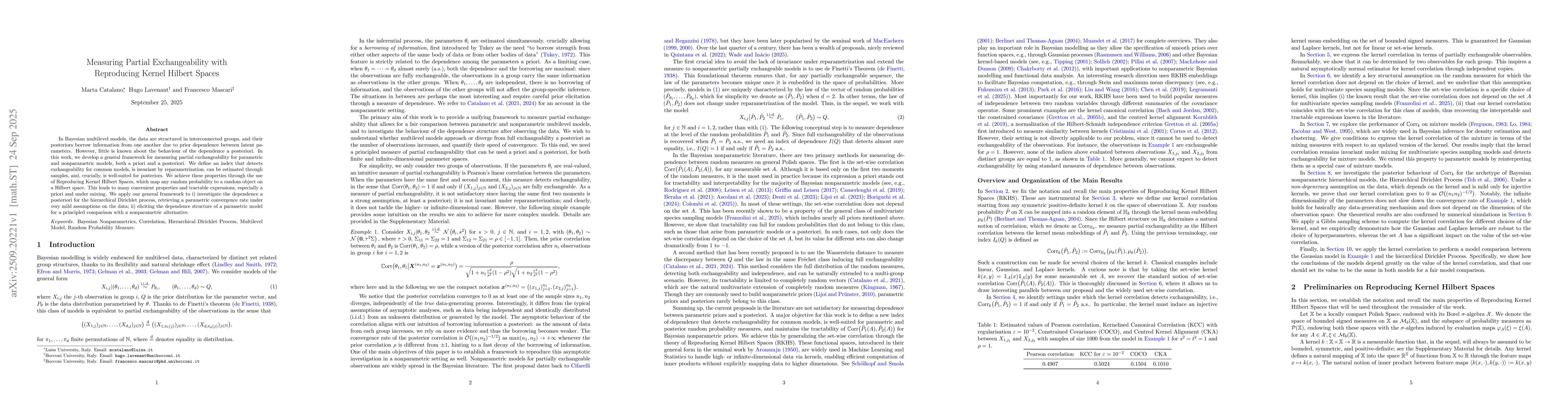 Thumbnail for Measuring Partial Exchangeability with Reproducing Kernel Hilbert Spaces