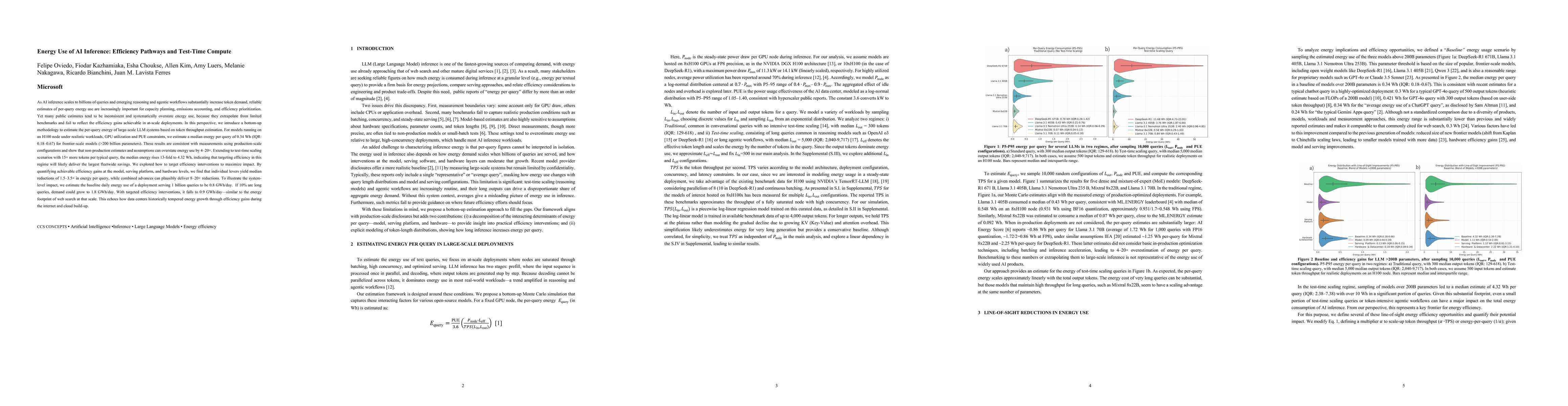 Thumbnail for Energy Use of AI Inference: Efficiency Pathways and Test-Time Compute