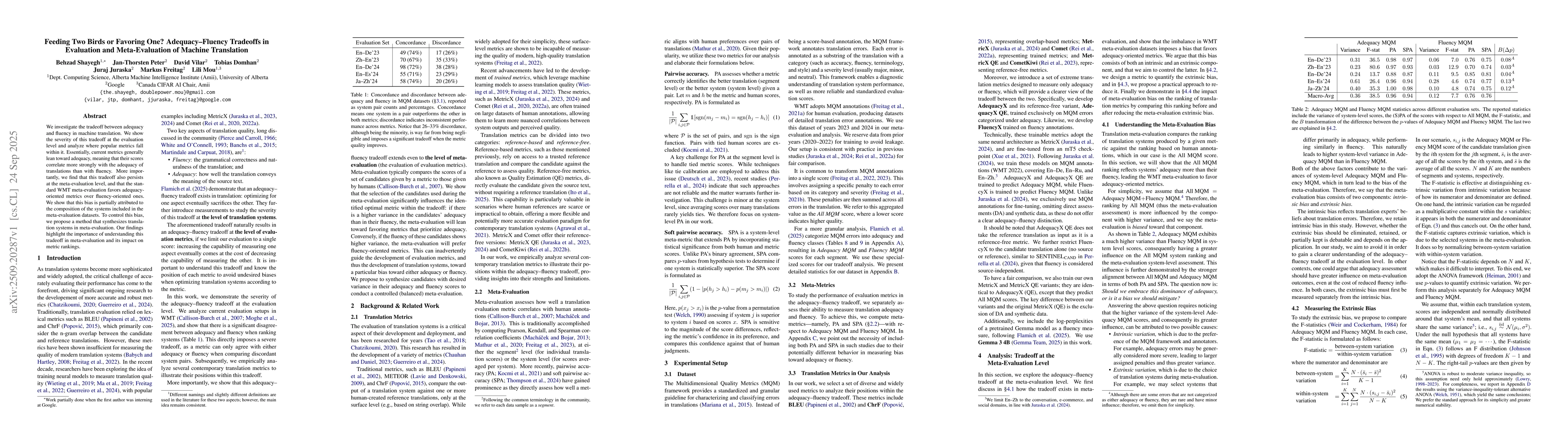 Thumbnail for Feeding Two Birds or Favoring One? Adequacy-Fluency Tradeoffs in
  Evaluation and Meta-Evaluation of Machine Translation