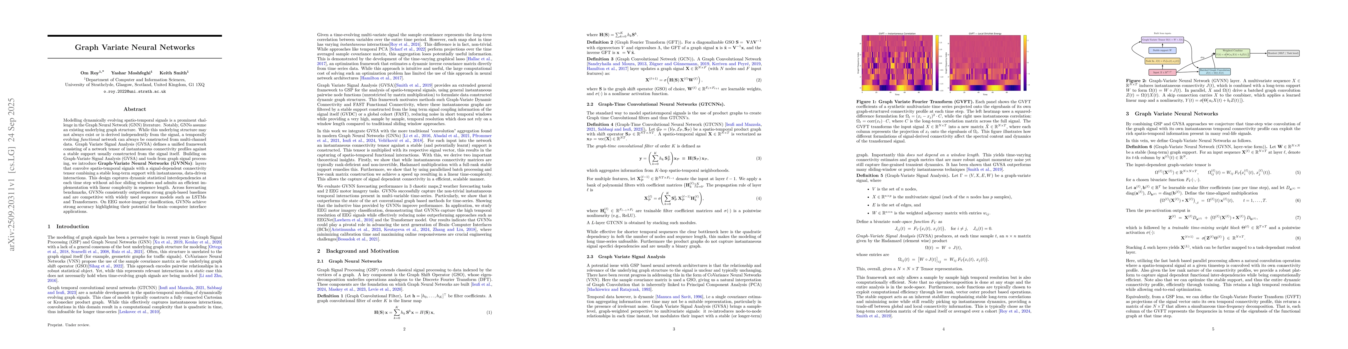 Thumbnail for Graph Variate Neural Networks