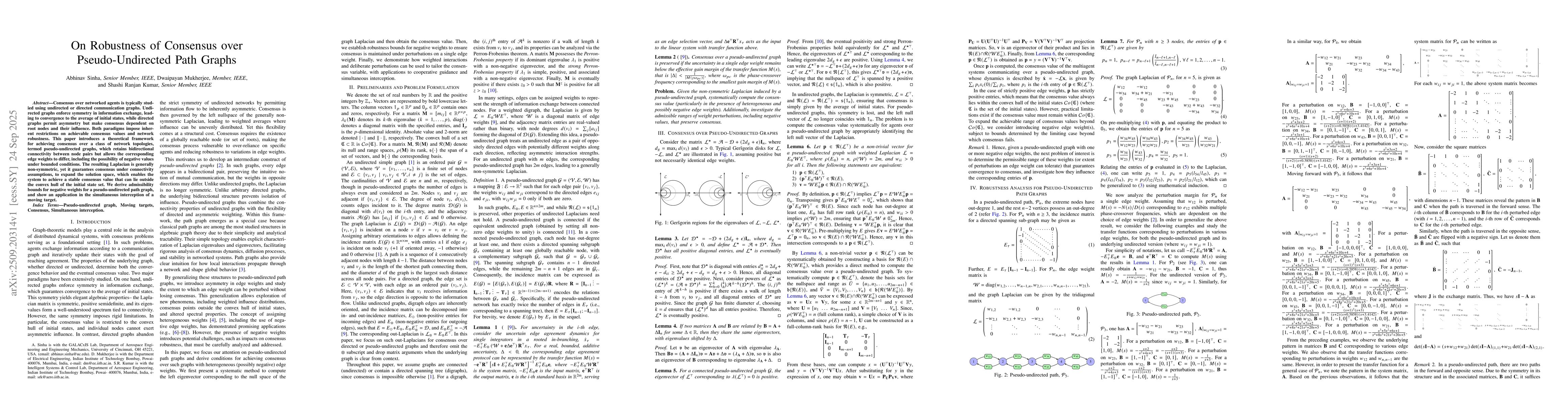 Thumbnail for On Robustness of Consensus over Pseudo-Undirected Path Graphs