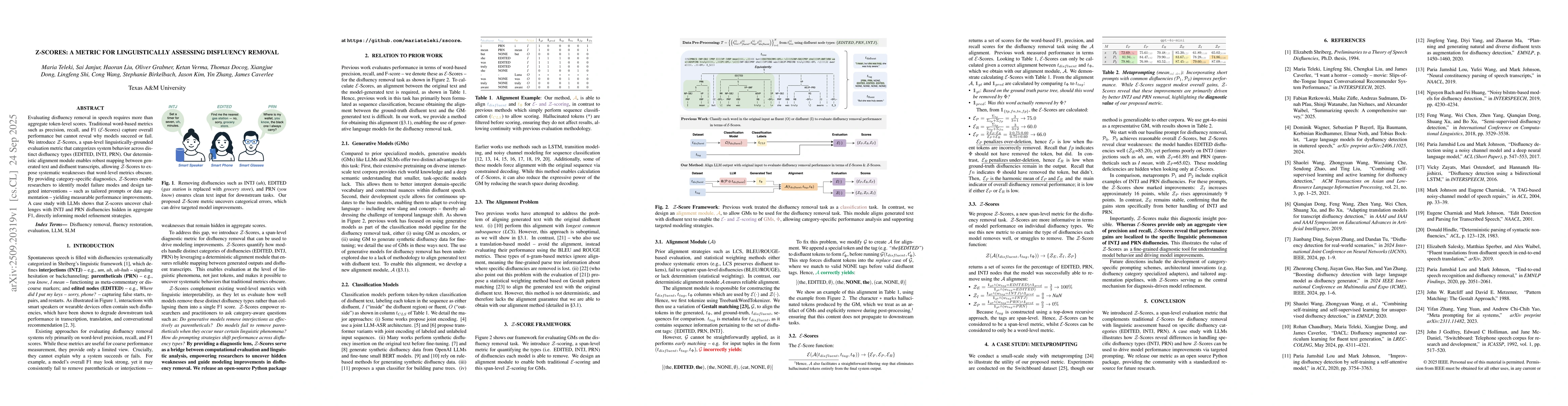 Thumbnail for Z-Scores: A Metric for Linguistically Assessing Disfluency Removal