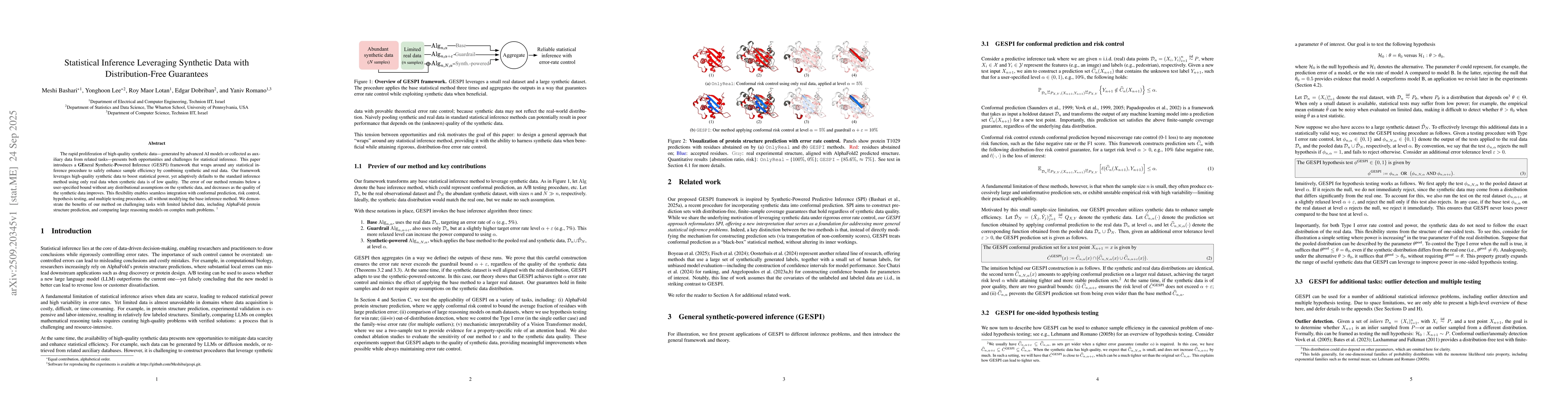 Thumbnail for Statistical Inference Leveraging Synthetic Data with Distribution-Free
  Guarantees