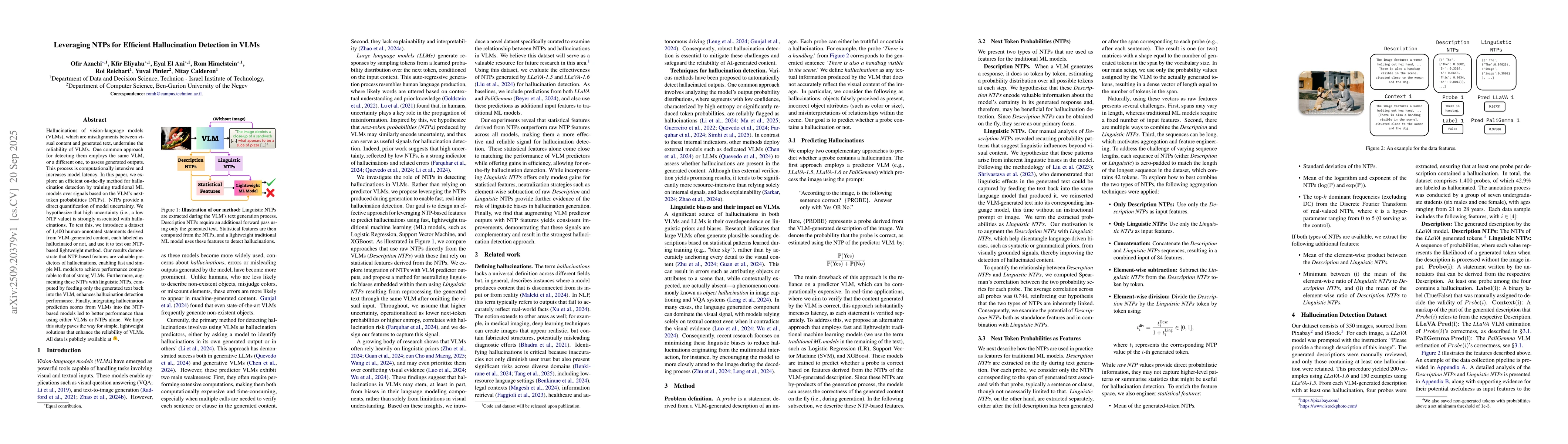 Thumbnail for Leveraging NTPs for Efficient Hallucination Detection in VLMs