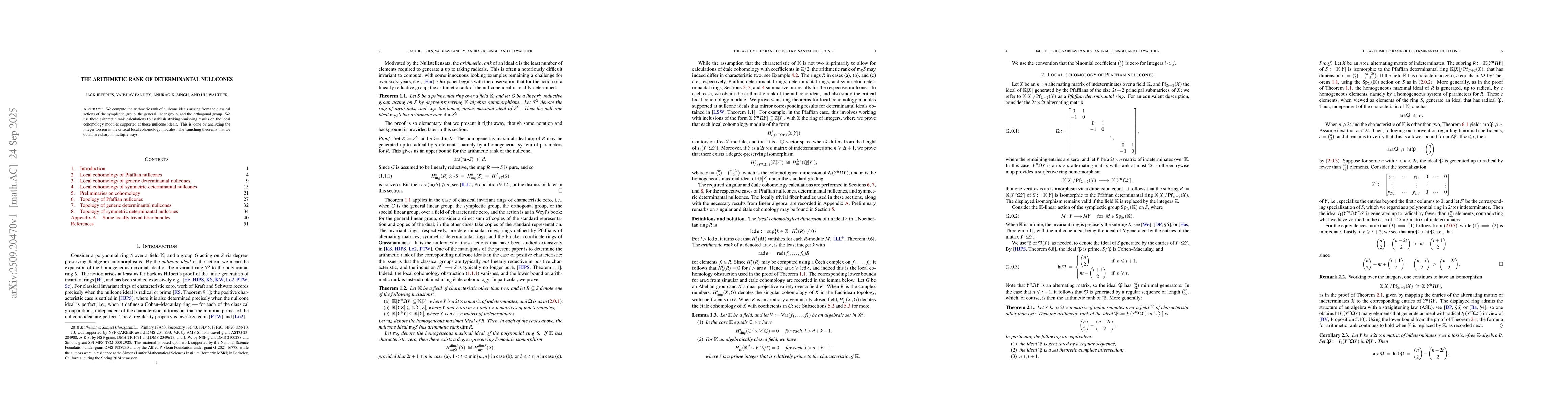 Thumbnail for The arithmetic rank of determinantal nullcones