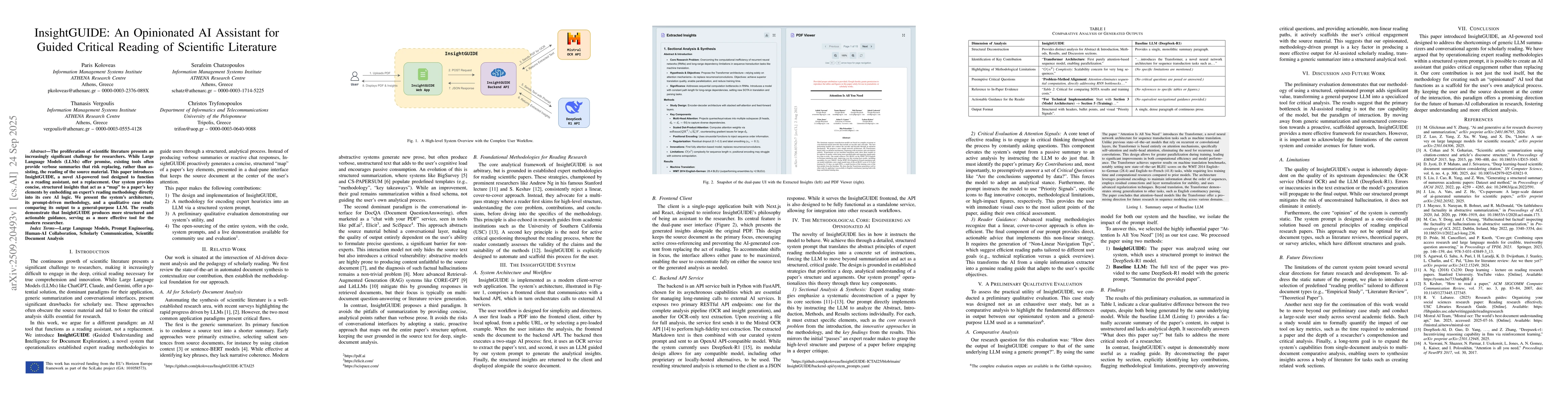 Thumbnail for InsightGUIDE: An Opinionated AI Assistant for Guided Critical Reading of
  Scientific Literature