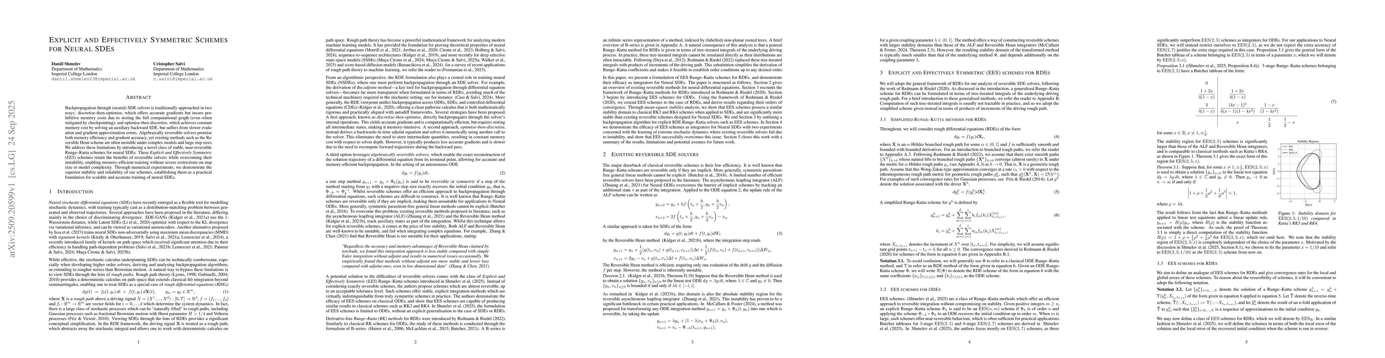 Thumbnail for Explicit and Effectively Symmetric Schemes for Neural SDEs