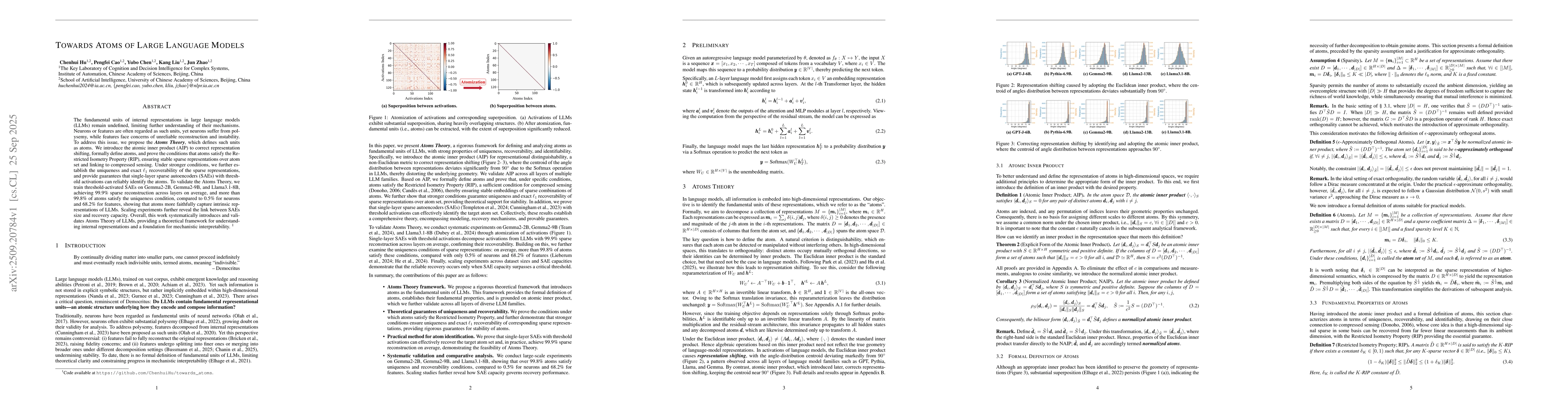 Thumbnail for Towards Atoms of Large Language Models
