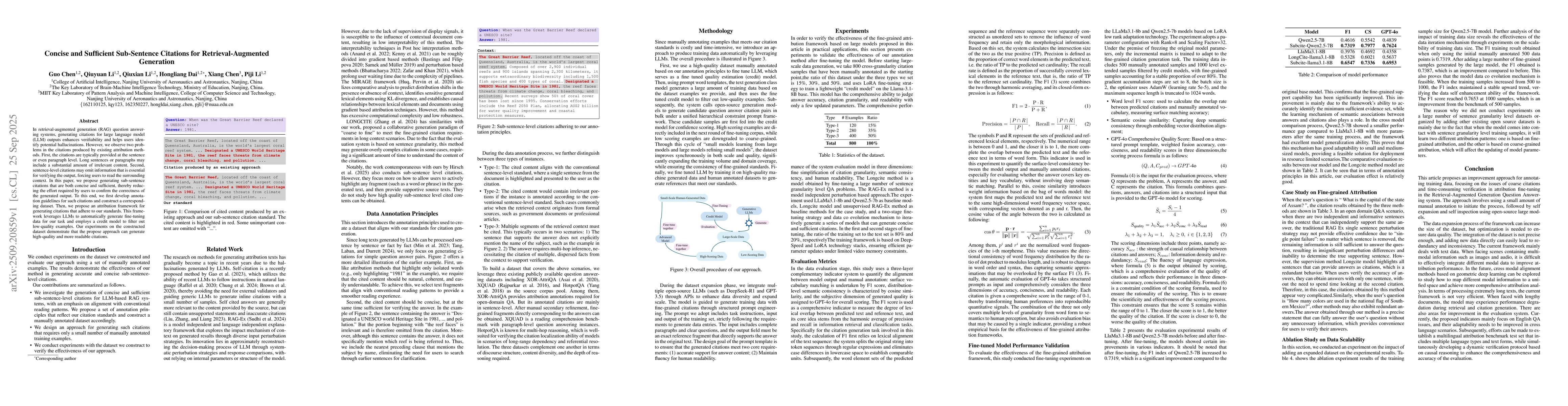 Thumbnail for Concise and Sufficient Sub-Sentence Citations for Retrieval-Augmented
  Generation