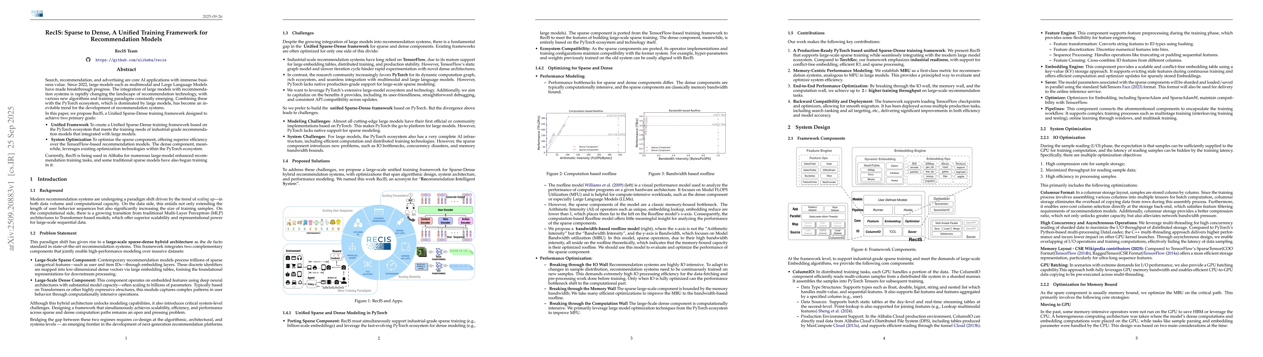 Thumbnail for RecIS: Sparse to Dense, A Unified Training Framework for Recommendation
  Models