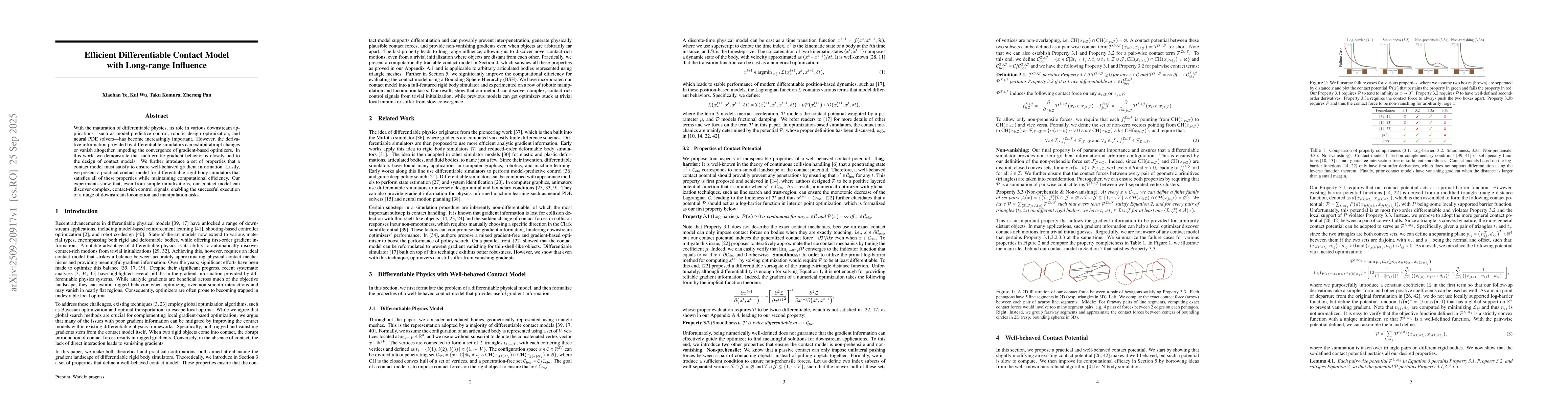 Thumbnail for Efficient Differentiable Contact Model with Long-range Influence