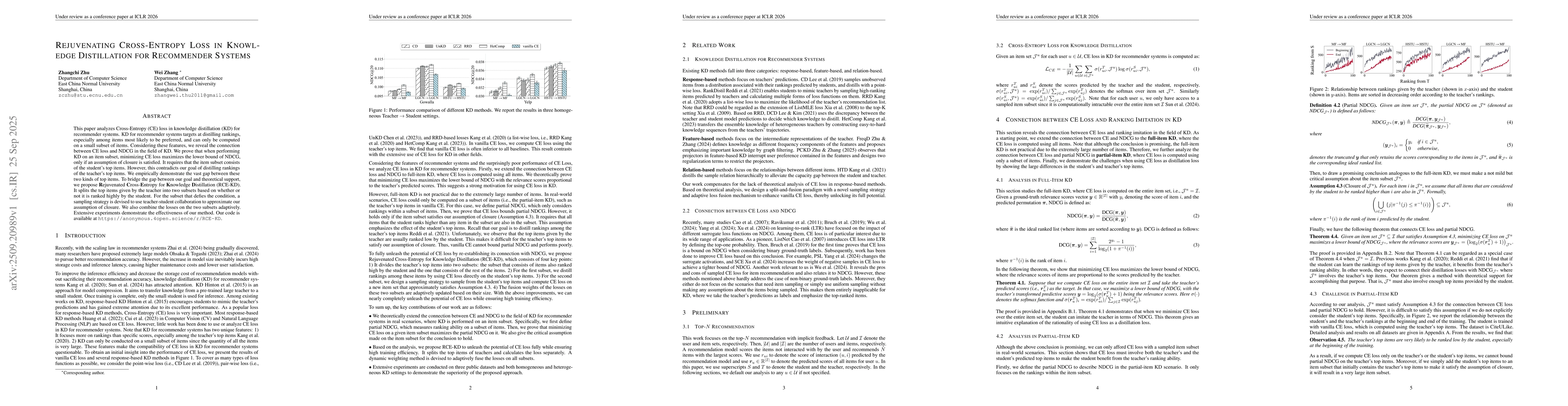 Thumbnail for Rejuvenating Cross-Entropy Loss in Knowledge Distillation for
  Recommender Systems