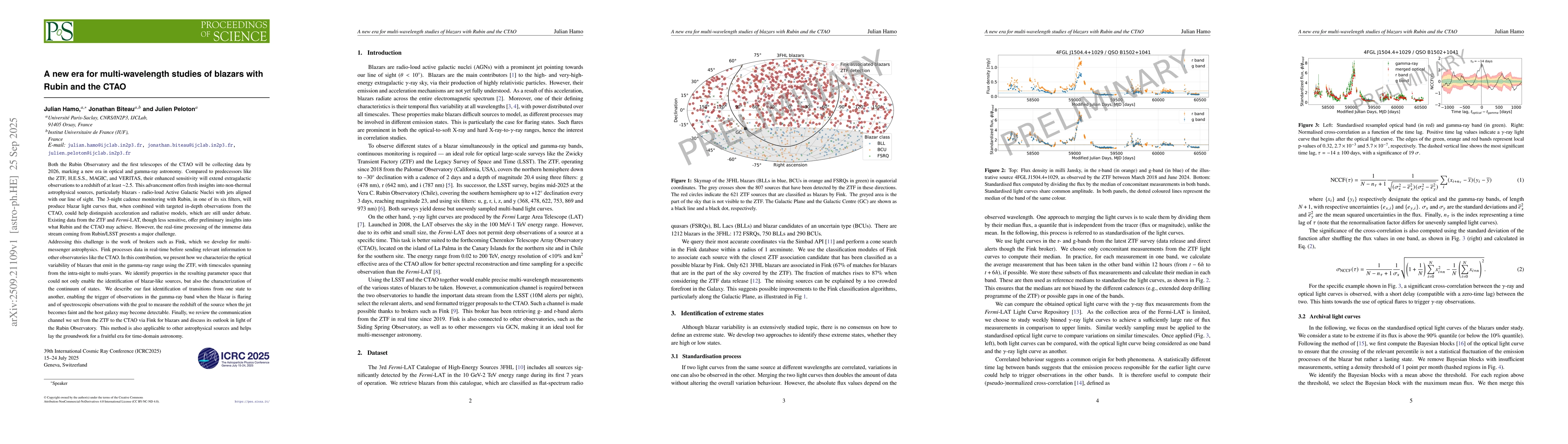 Thumbnail for A new era for multi-wavelength studies of blazars with Rubin and the
  CTAO