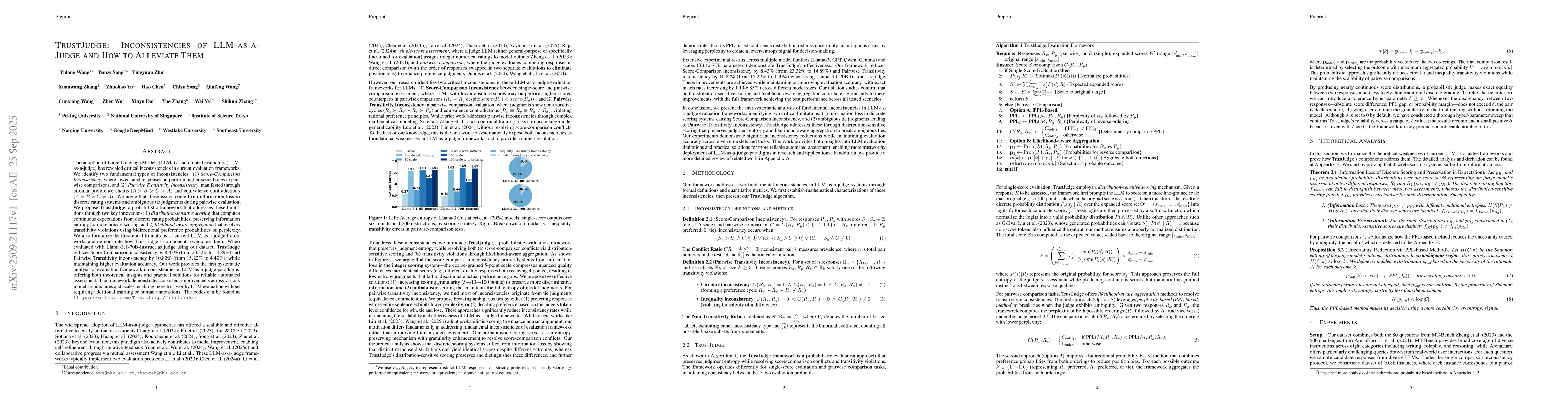 Thumbnail for TrustJudge: Inconsistencies of LLM-as-a-Judge and How to Alleviate Them