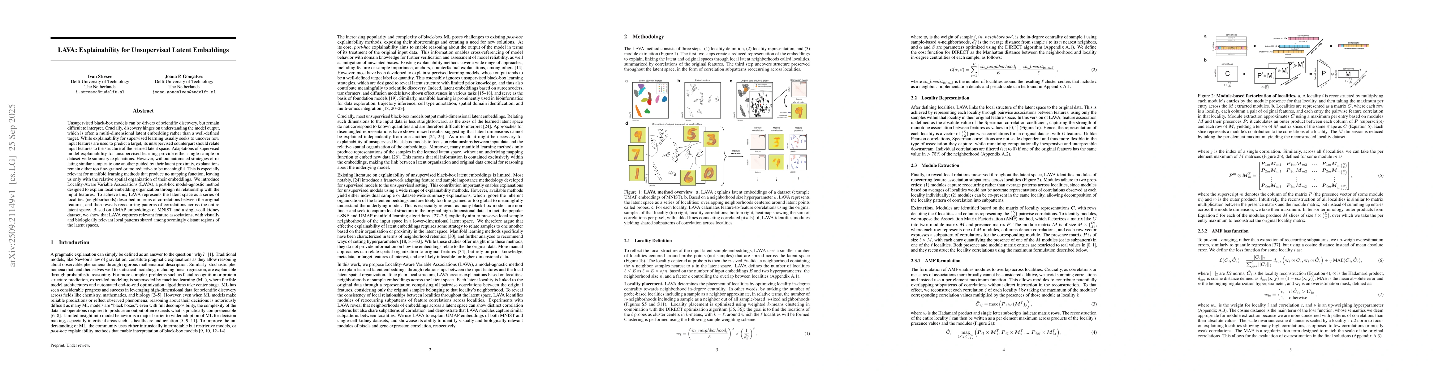 Thumbnail for LAVA: Explainability for Unsupervised Latent Embeddings