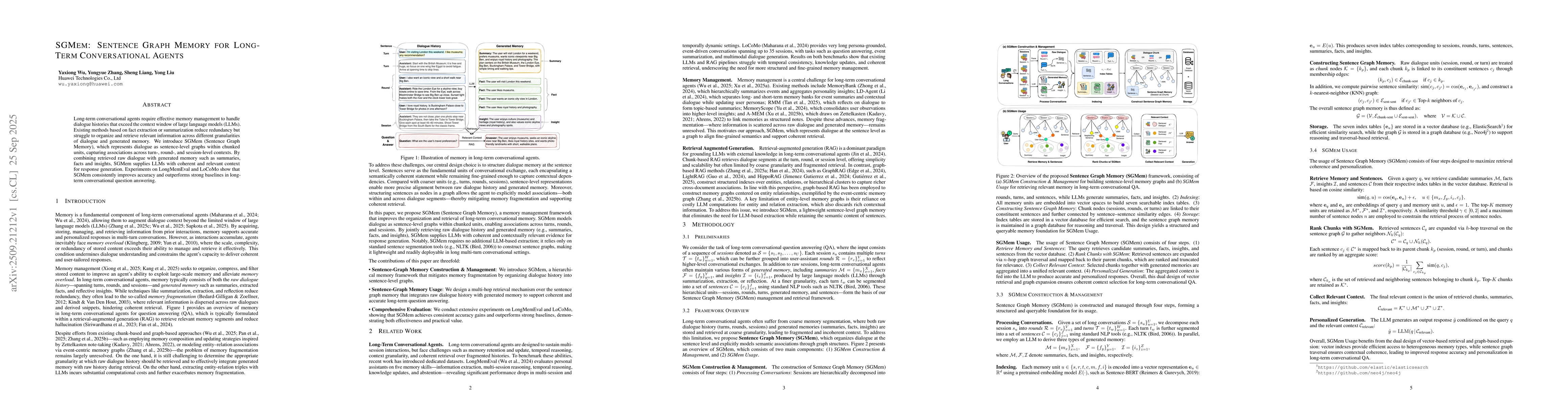 Thumbnail for SGMem: Sentence Graph Memory for Long-Term Conversational Agents