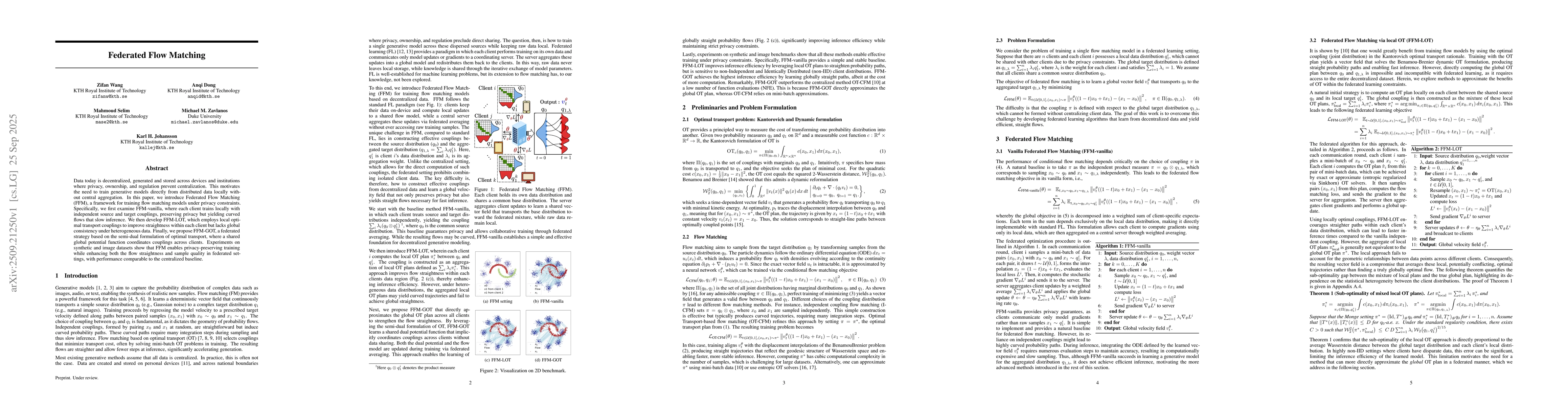 Thumbnail for Federated Flow Matching
