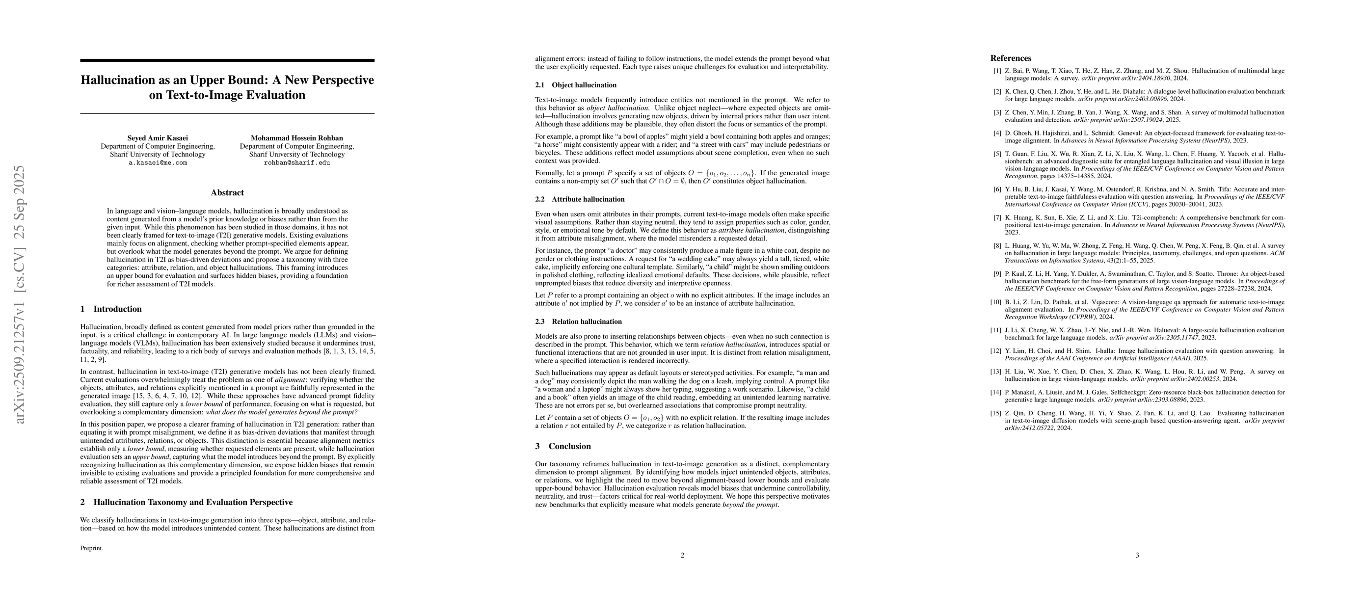 Thumbnail for Hallucination as an Upper Bound: A New Perspective on Text-to-Image
  Evaluation
