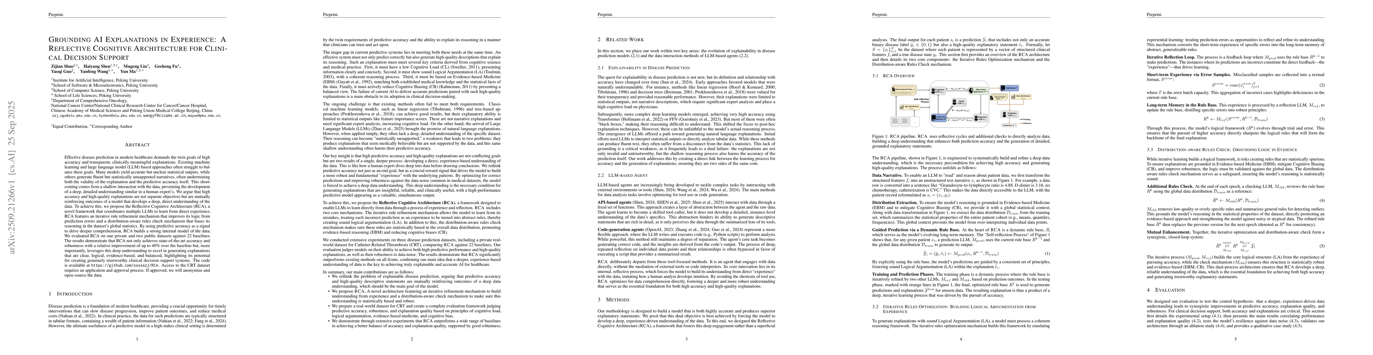 Thumbnail for Grounding AI Explanations in Experience: A Reflective Cognitive
  Architecture for Clinical Decision Support