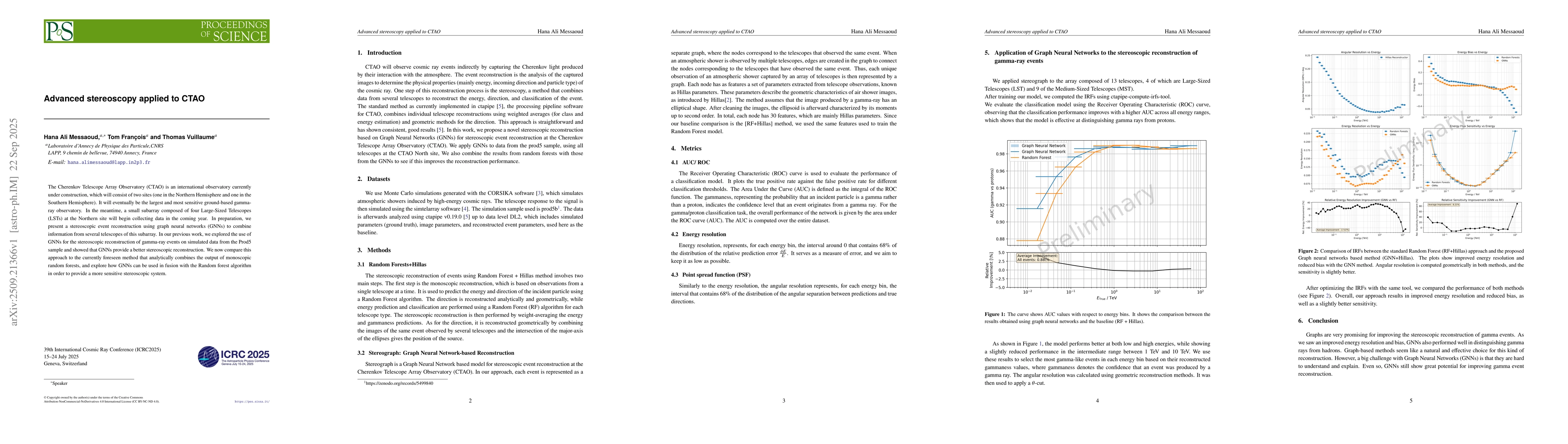 Thumbnail for Advanced stereoscopy applied to CTAO