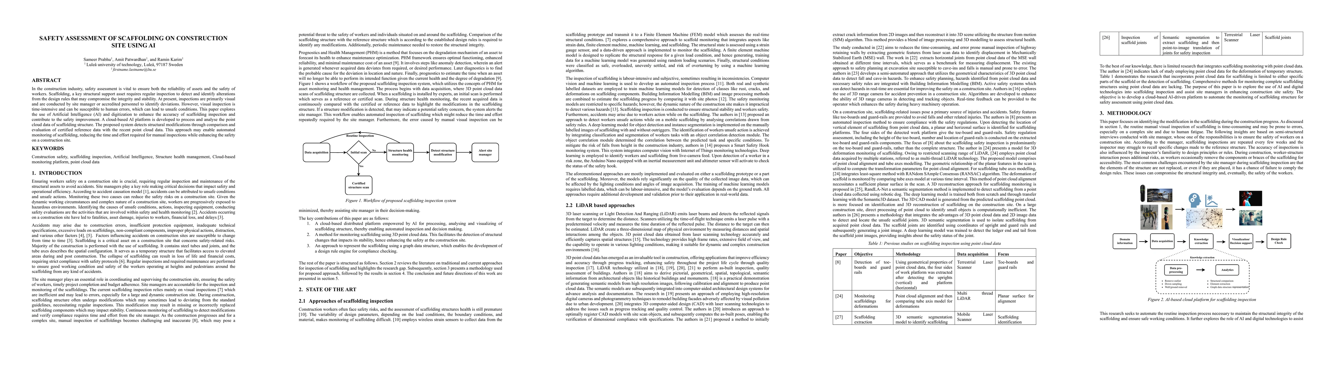 Thumbnail for Safety Assessment of Scaffolding on Construction Site using AI